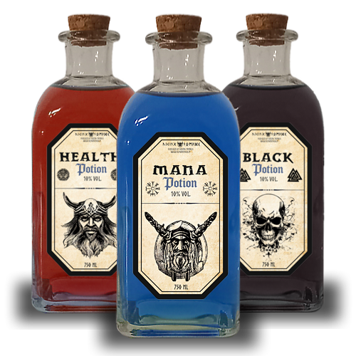 Pack de 3 poções, 750 mL